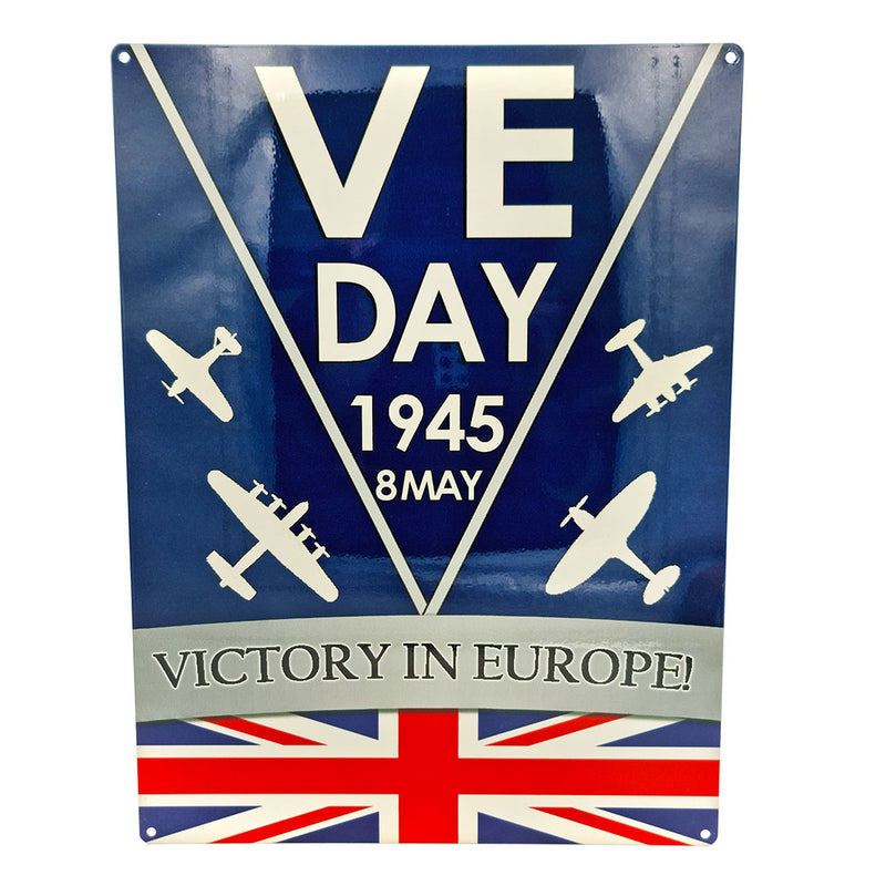 VE-Day Blue Large Sign