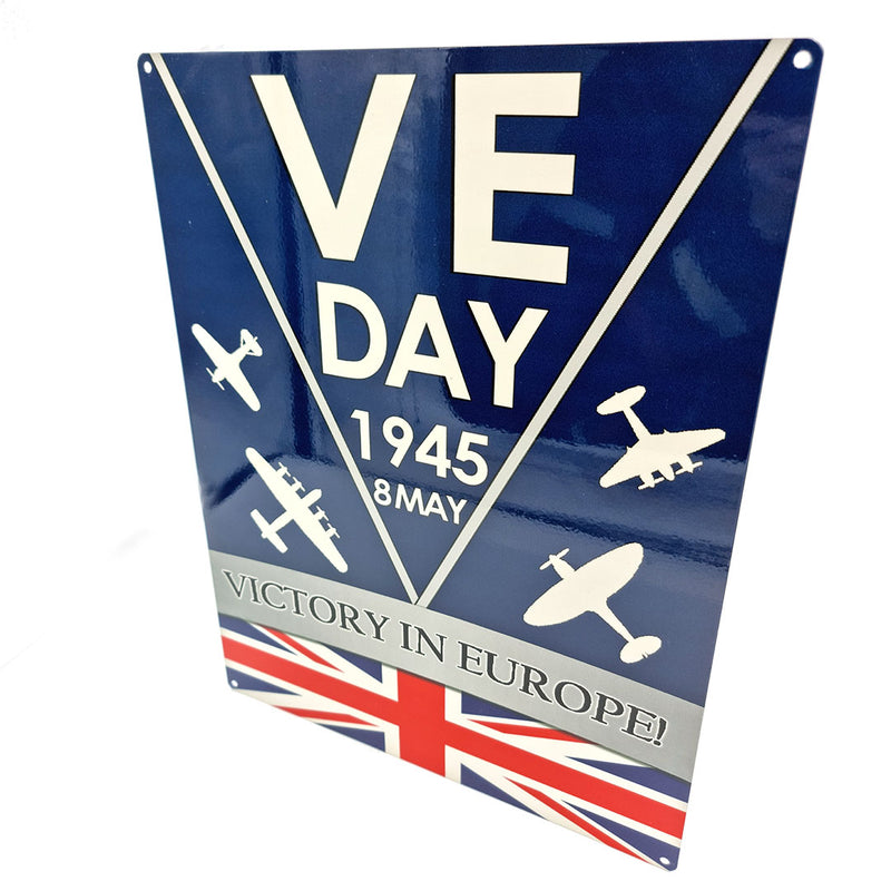 VE-Day Blue Large Sign