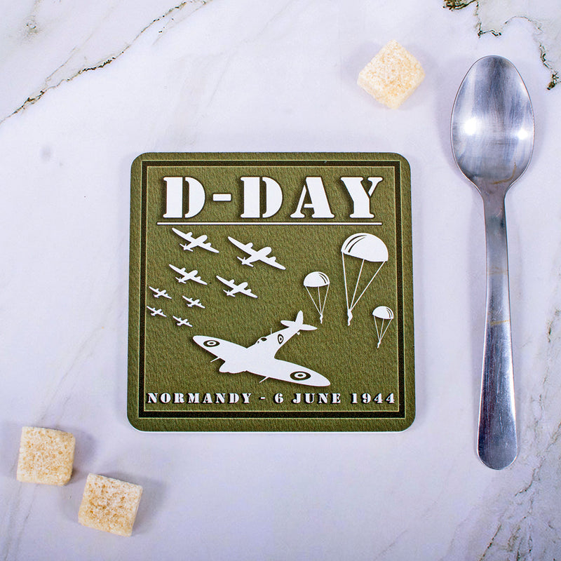 D-Day Green Coaster