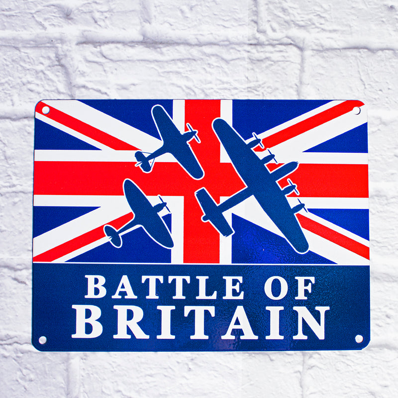 Battle of Britain Memorial Flight (BBMF) Union Jack Flag Mini Sign