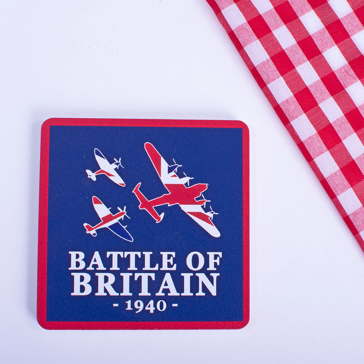 BoB Union Jack Aircraft Coaster | Battle Of Britain Gifts
