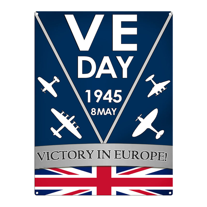 VE-Day Blue Large Sign