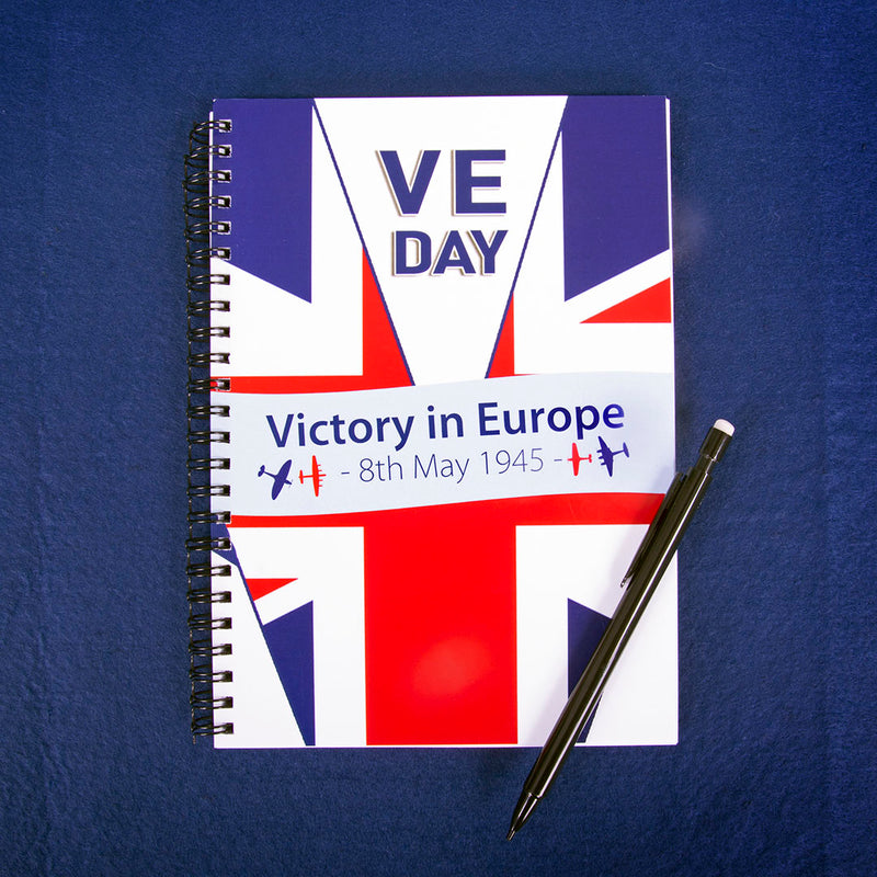 RAF Gift - VE Day Notebook
