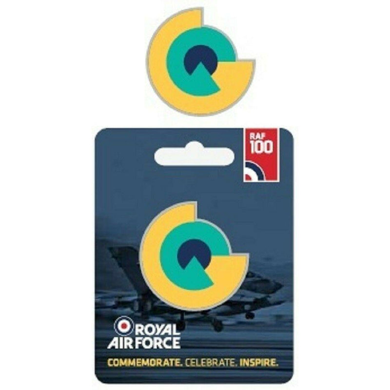 RAF100  Shaped Lapel Pin- RAF 100 Roundel - RAFATRAD
