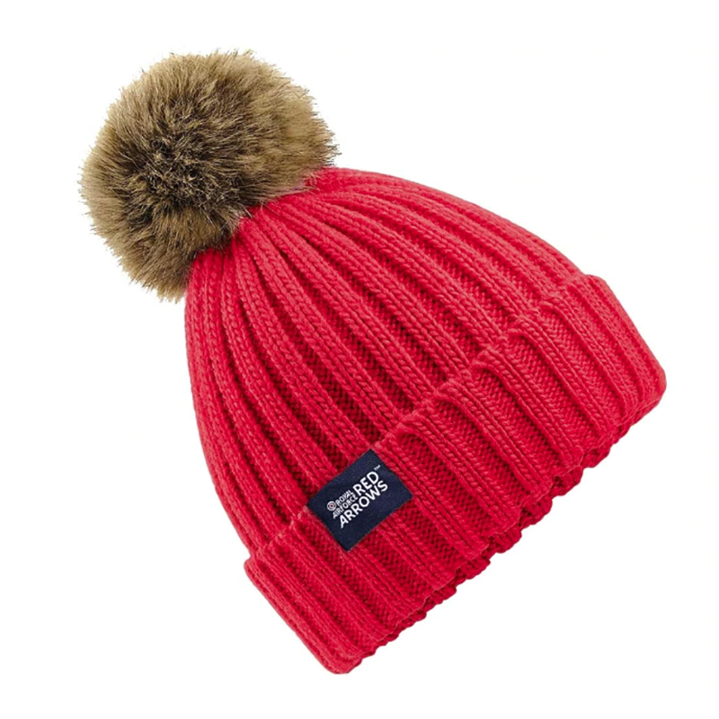 Red Arrows Pom Pom Beanie Hat - RAFATRAD