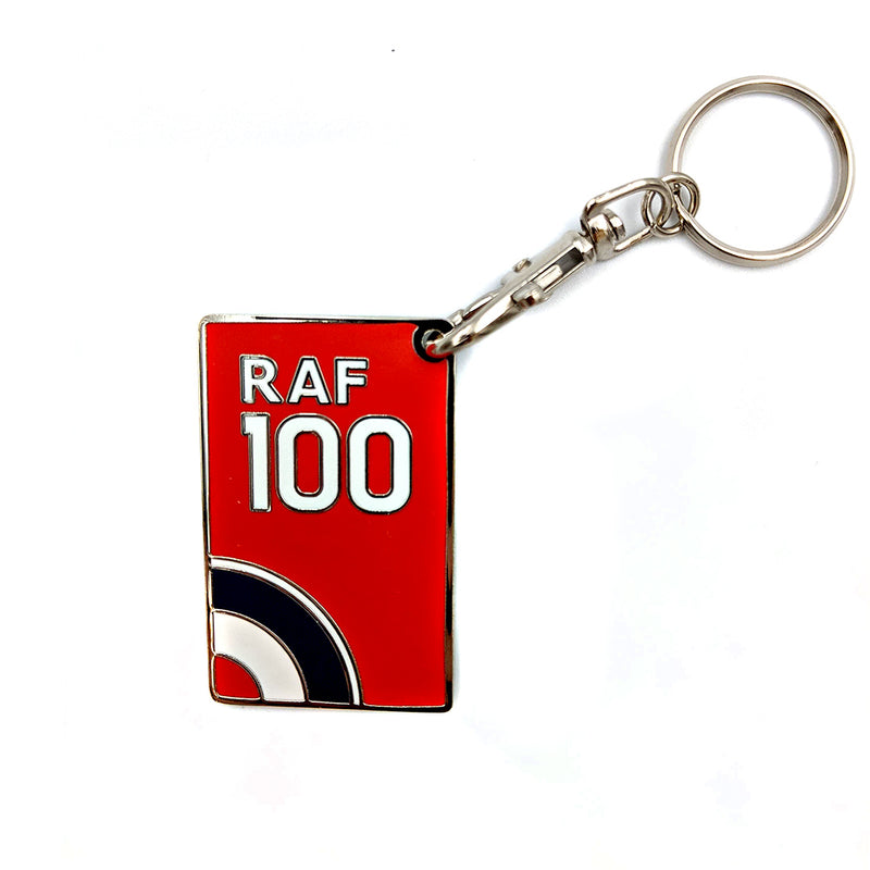 RAF100 Metal Keyring - 100th Anniversary Of The RAF - RAFATRAD