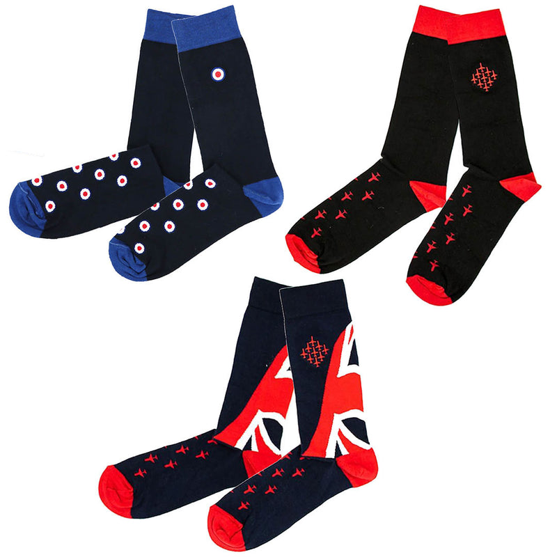 RAF - Red Arrow Sock Set (3 Pairs) - RAFATRAD