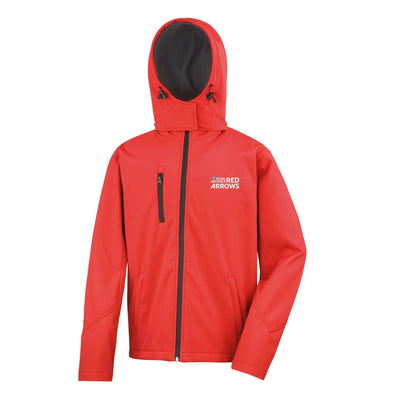 Red Arrows Performance Hooded Softshell Jacket - RAFATRAD