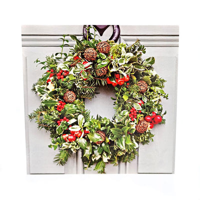 Door Wreath - Christmas Cards (Pk 10) - RAFATRAD