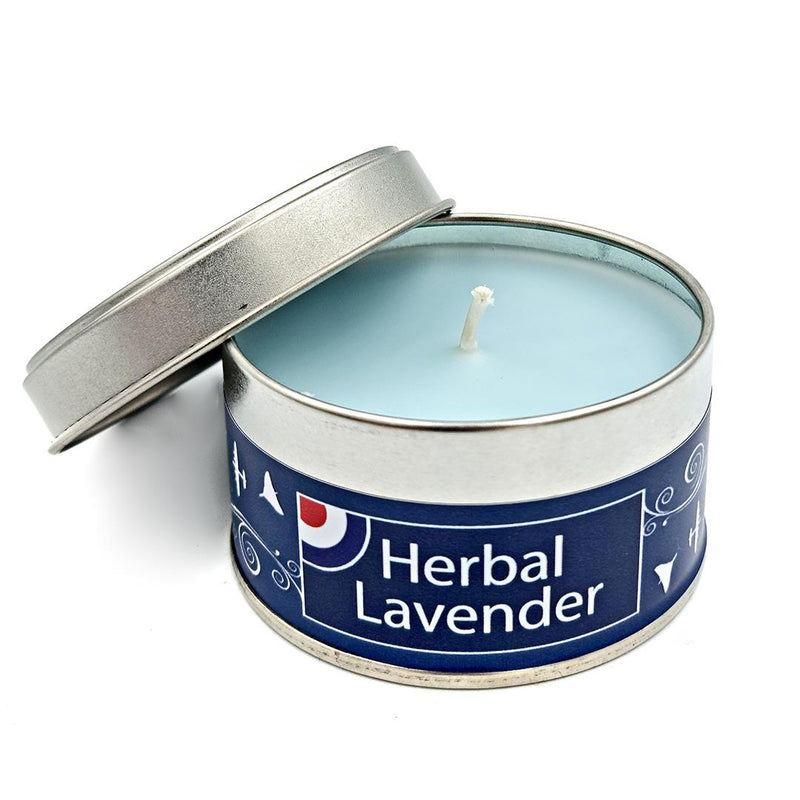 RAF Tin Candle - Blue Herbal Lavender