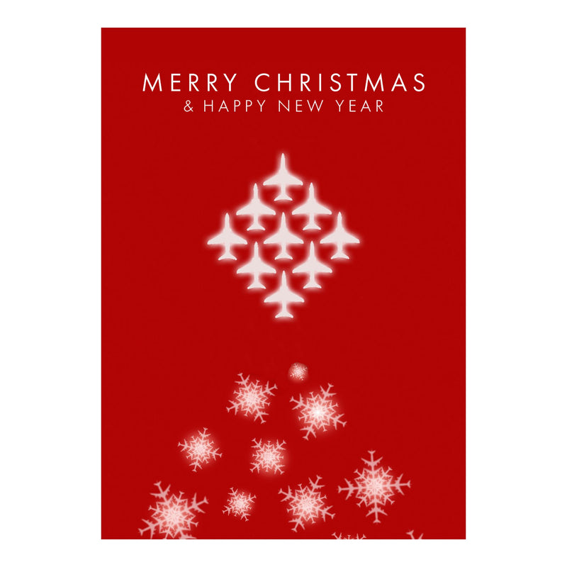 Red Arrows Christmas - Christmas Cards (Pk 10)