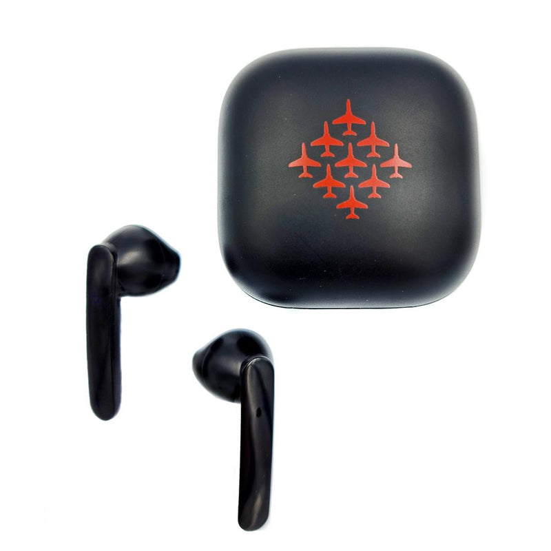 Red Arrows Earbuds Black